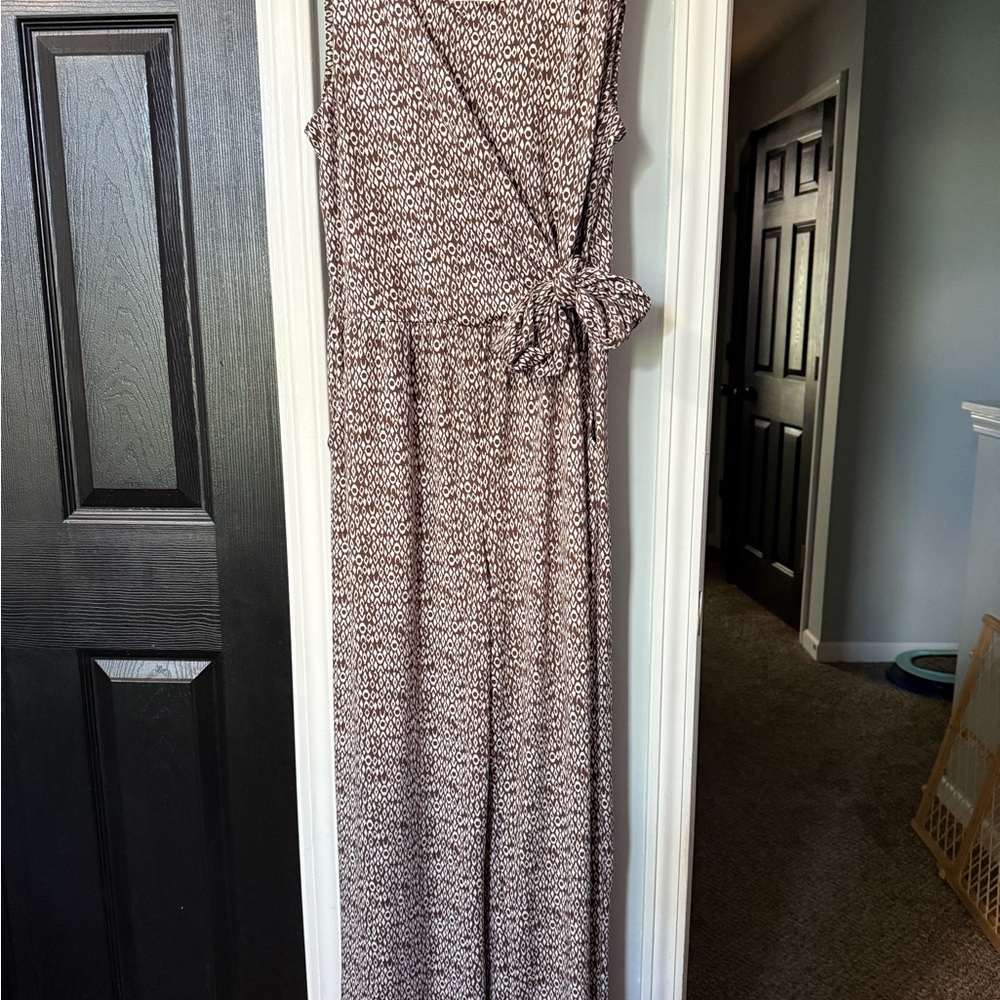 Gilli Black and White Patterned Jumpsuit